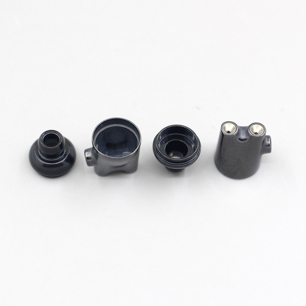 1pair Full Copper IE80 housing + MMCX female adapter Earpohone repair part Fit for 8mm Speaker