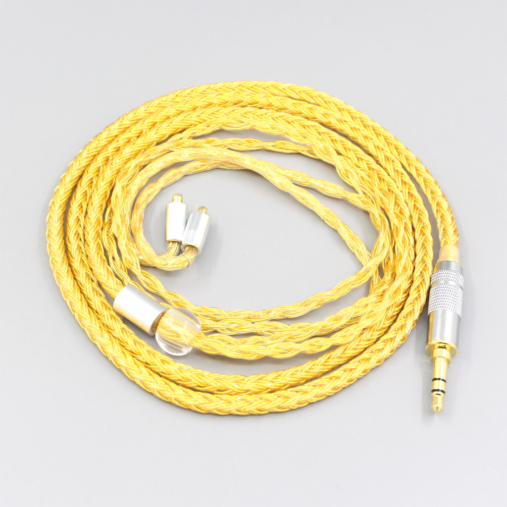 16 Core OCC Gold Plated Braided Earphone Cable For Acoustune HS 1695Ti 1655CU 1695Ti 1670SS