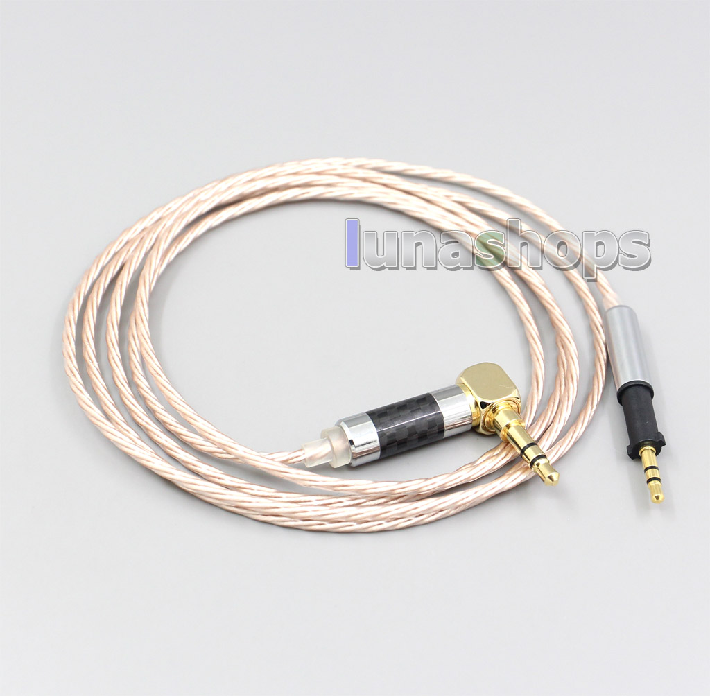 Hi-Res Brown XLR 3.5mm 2.5mm 4.4mm Earphone Cable For AKG K450 K451 K452 K480 Q460 Headset Headphone