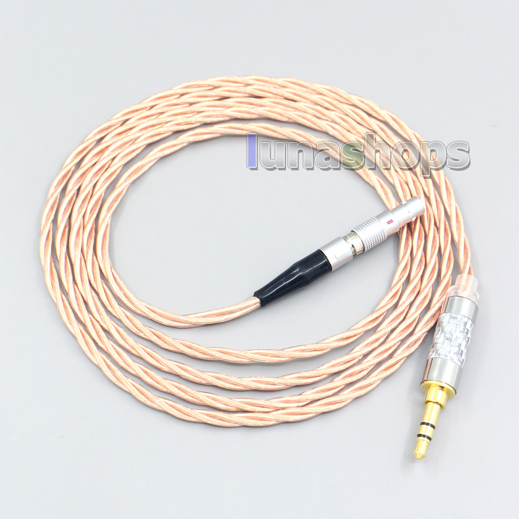 Silver Plated OCC Shielding Coaxial Earphone Cable For AKG K812 K872 Reference Headphone Headset