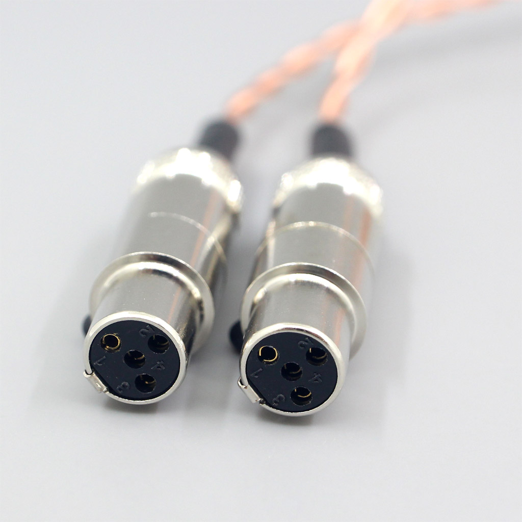 Silver Plated OCC Shielding Coaxial Earphone Cable For Audeze LCD-3 LCD-2 LCD-X LCD-XC LCD-4z LCD-MX4 LCD-GX