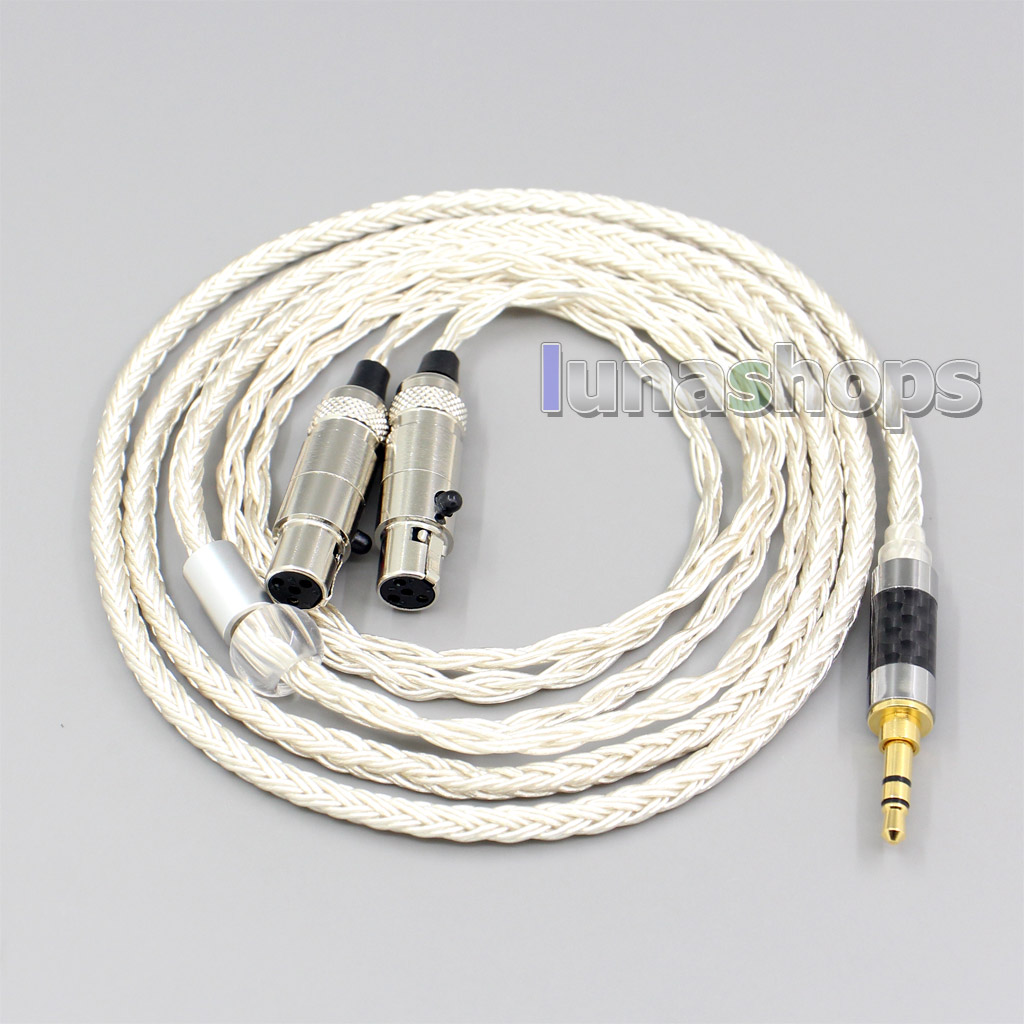 16 Core OCC Silver Plated Headphone Earphone Cable For Audeze LCD-3 LCD3 LCD-2 LCD2 LCD-X LCD-XC
