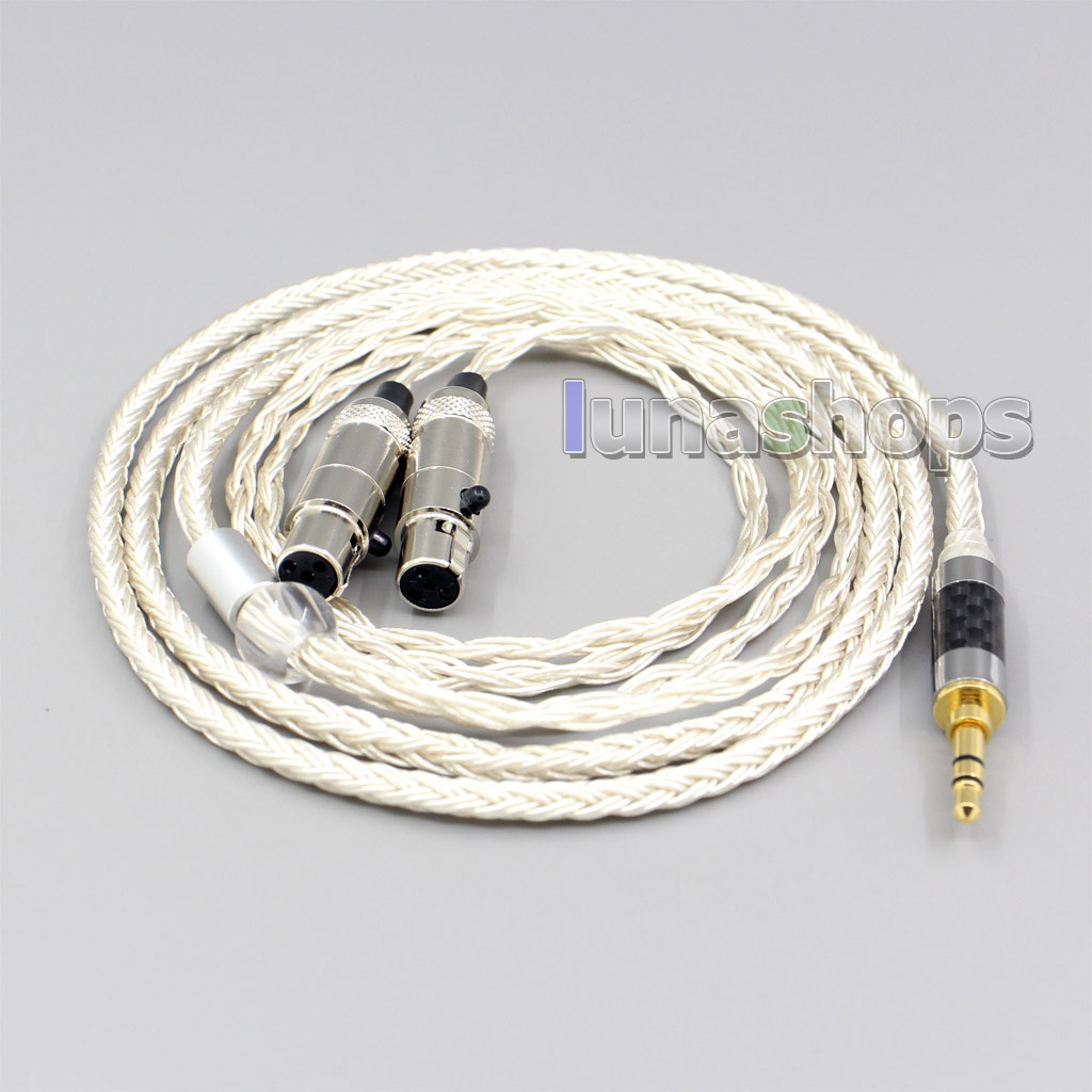 16 Core OCC Silver Plated Headphone Earphone Cable For Audeze LCD-3 LCD3 LCD-2 LCD2 LCD-X LCD-XC