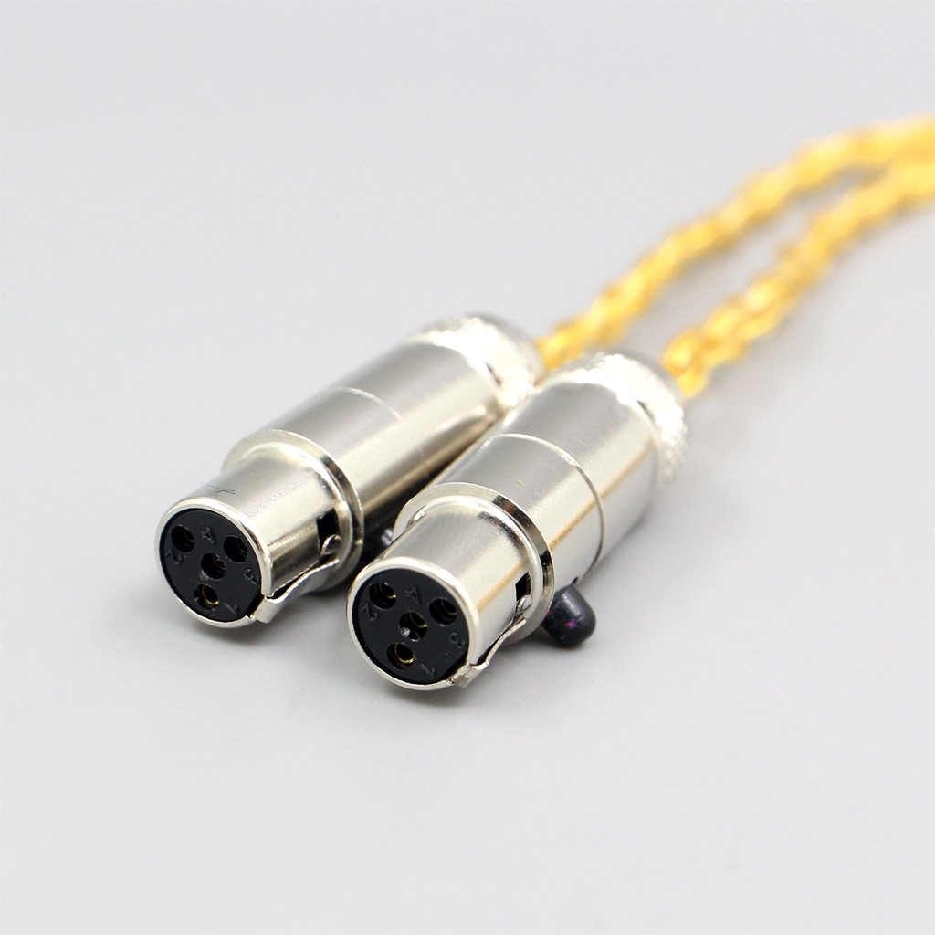 16 Core OCC Gold Plated Braided Earphone Cable For Audeze LCD-3 LCD-2 LCD-X LCD-XC LCD-4z LCD-MX4 LCD-GX