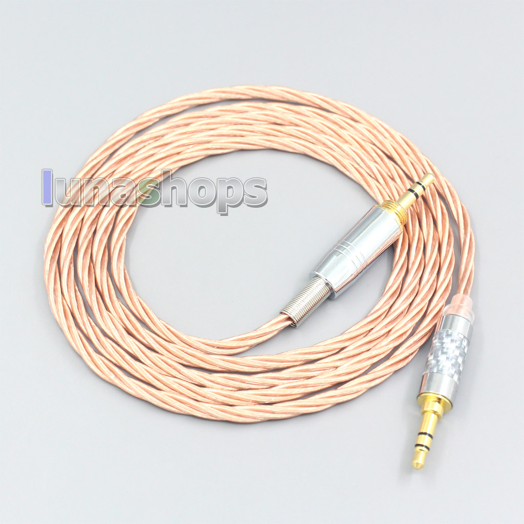 Silver Plated OCC Shielding Coaxial Earphone Cable For Audio-Technica ATH-pro500mk2 PRO700MK2 PRO5V M50 M50RD