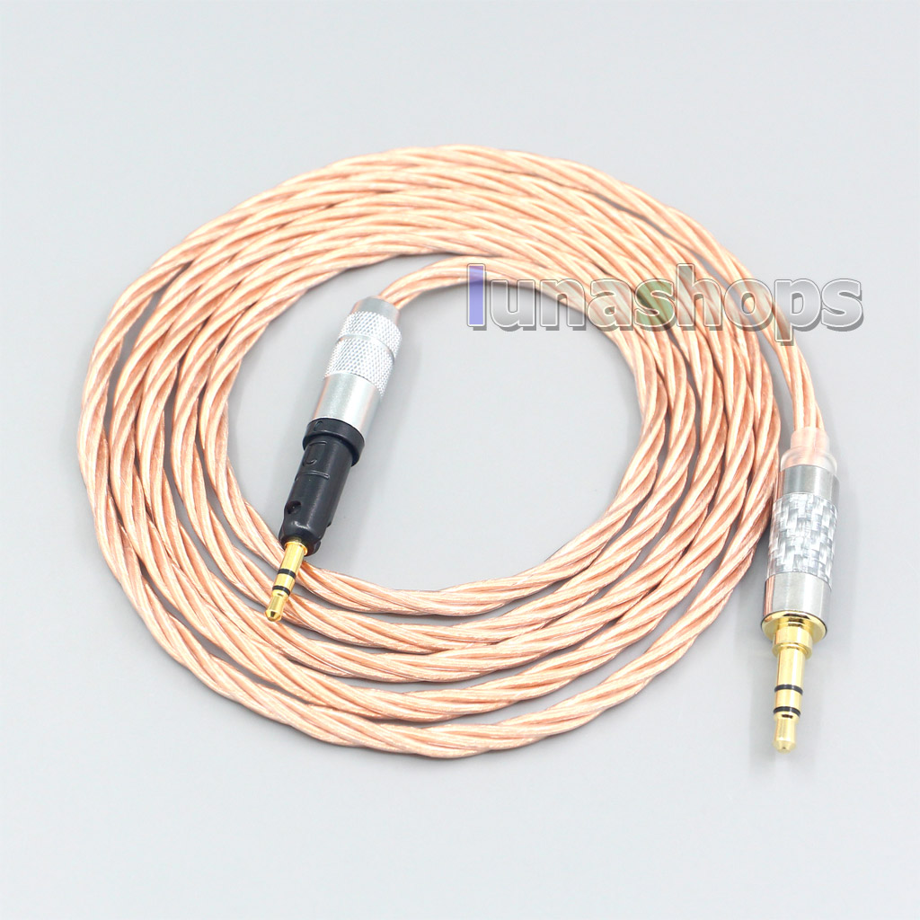 Silver Plated OCC Shielding Coaxial Earphone Cable For Audio Technica ATH-M50x ATH-M40x ATH-M70x Headphone Headset