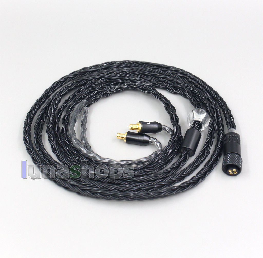 16 Core Black OCC Awesome All In 1 Plug Earphone Cable For Audio Technica ath-ls400 ls300 ls200 ls70 ls50 e40 e50 e70 312A