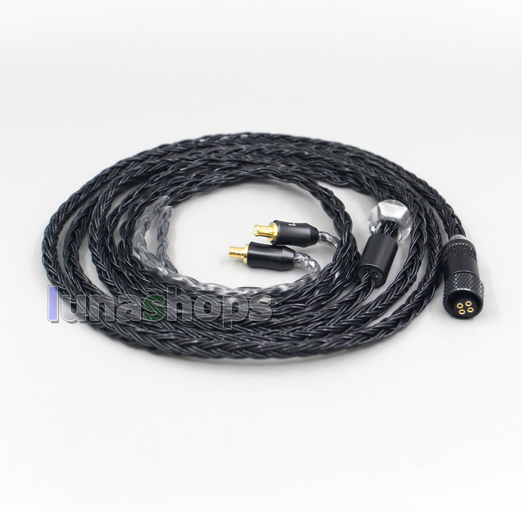 16 Core Black OCC Awesome All In 1 Plug Earphone Cable For Audio Technica ath-ls400 ls300 ls200 ls70 ls50 e40 e50 e70 312A
