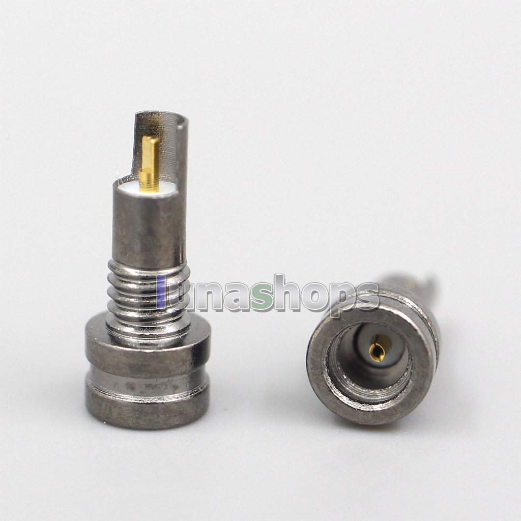 1pair Gold Plated Beryllium Copper MMCX Female Solder Wire Connector DIY Long Short Audio Plug Adapter