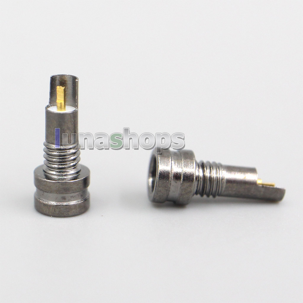 1pair Gold Plated Beryllium Copper MMCX Female Solder Wire Connector DIY Long Short Audio Plug Adapter