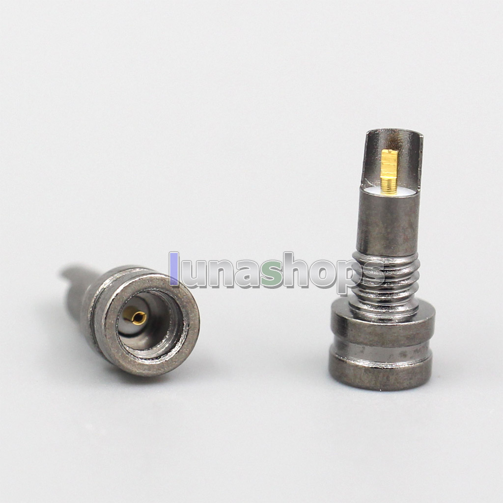 1pair Gold Plated Beryllium Copper MMCX Female Solder Wire Connector DIY Long Short Audio Plug Adapter