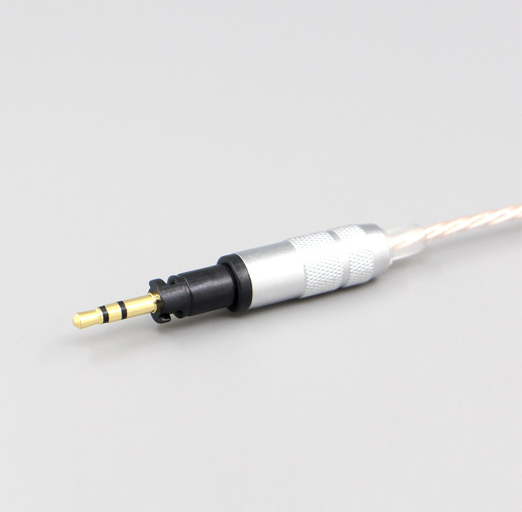 Hi-Res Brown XLR 3.5mm 2.5mm 4.4mm Earphone Cable For Sennheiser Momentum 1.0 2.0 On-Ear Headphones
