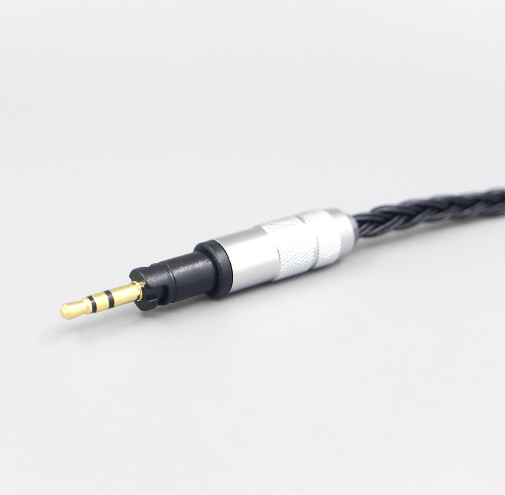 16 Core Black OCC Awesome All In 1 Plug Earphone Cable For Sennheiser Momentum 1.0 2.0 On-Ear Headphones