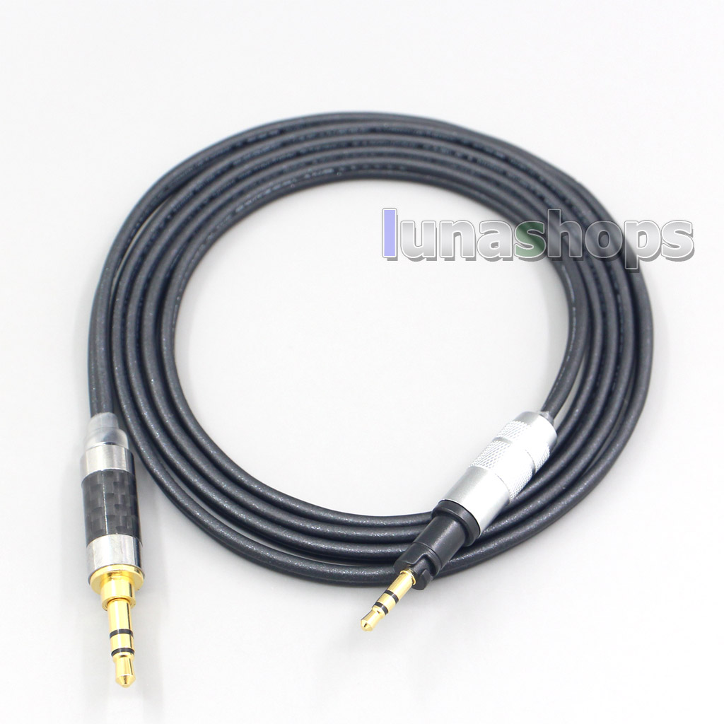 2.5mm 3.5mm 4.4mm XLR Black 99% Pure PCOCC Earphone Cable For Sennheiser Momentum 1.0 2.0 On-Ear Headphones