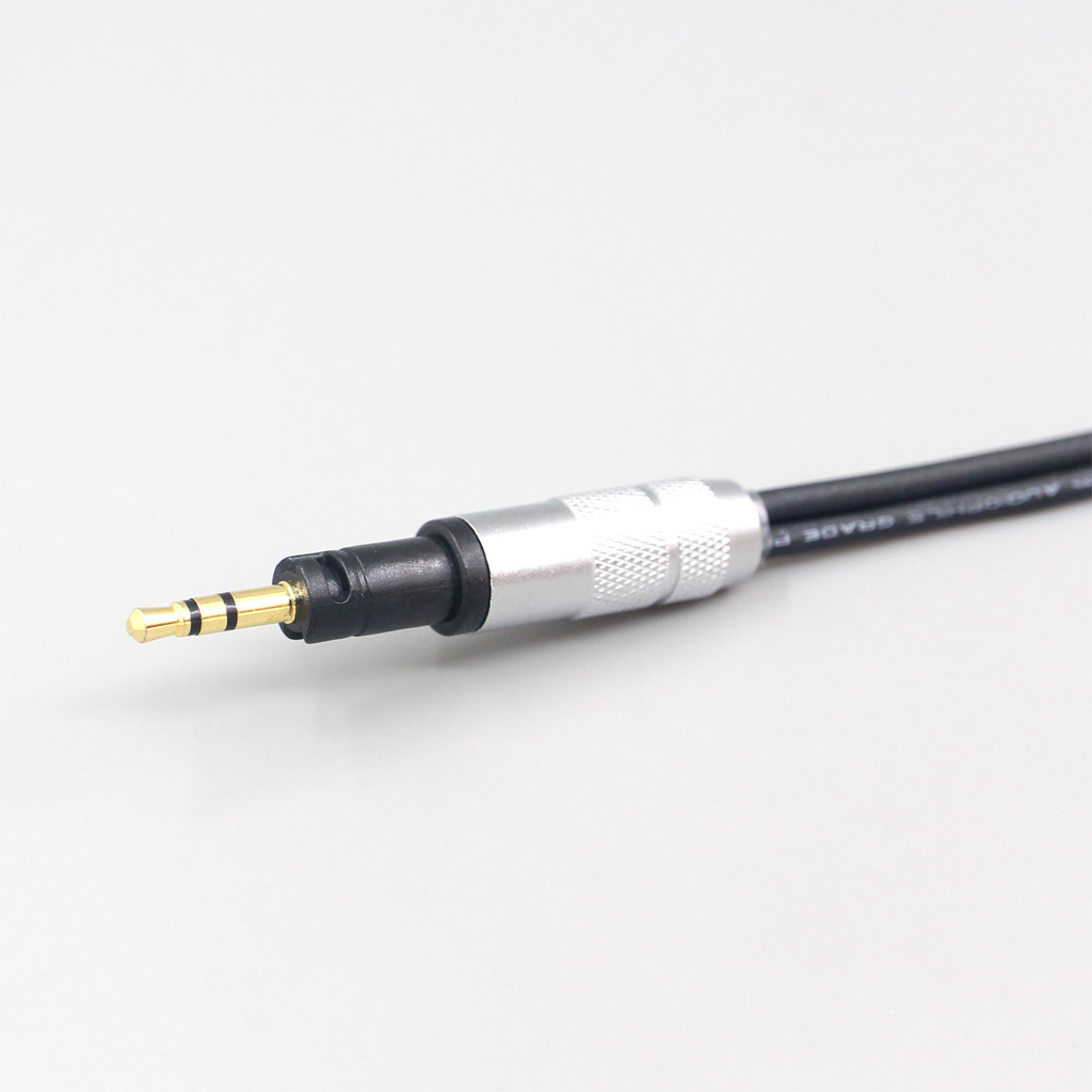 2.5mm 3.5mm 4.4mm XLR Black 99% Pure PCOCC Earphone Cable For Sennheiser Momentum 1.0 2.0 On-Ear Headphones