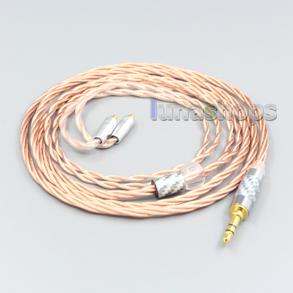 Silver Plated OCC Shielding Coaxial Earphone Cable For Sony AKG N5005 N30 N40 MMCX