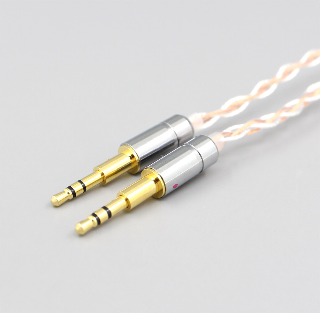 XLR 6.5mm 4.4mm 2.5mm 800 Wires Silver + OCC Headphone Cable For Oppo PM-1 PM-2 Planar Magnetic Headphone