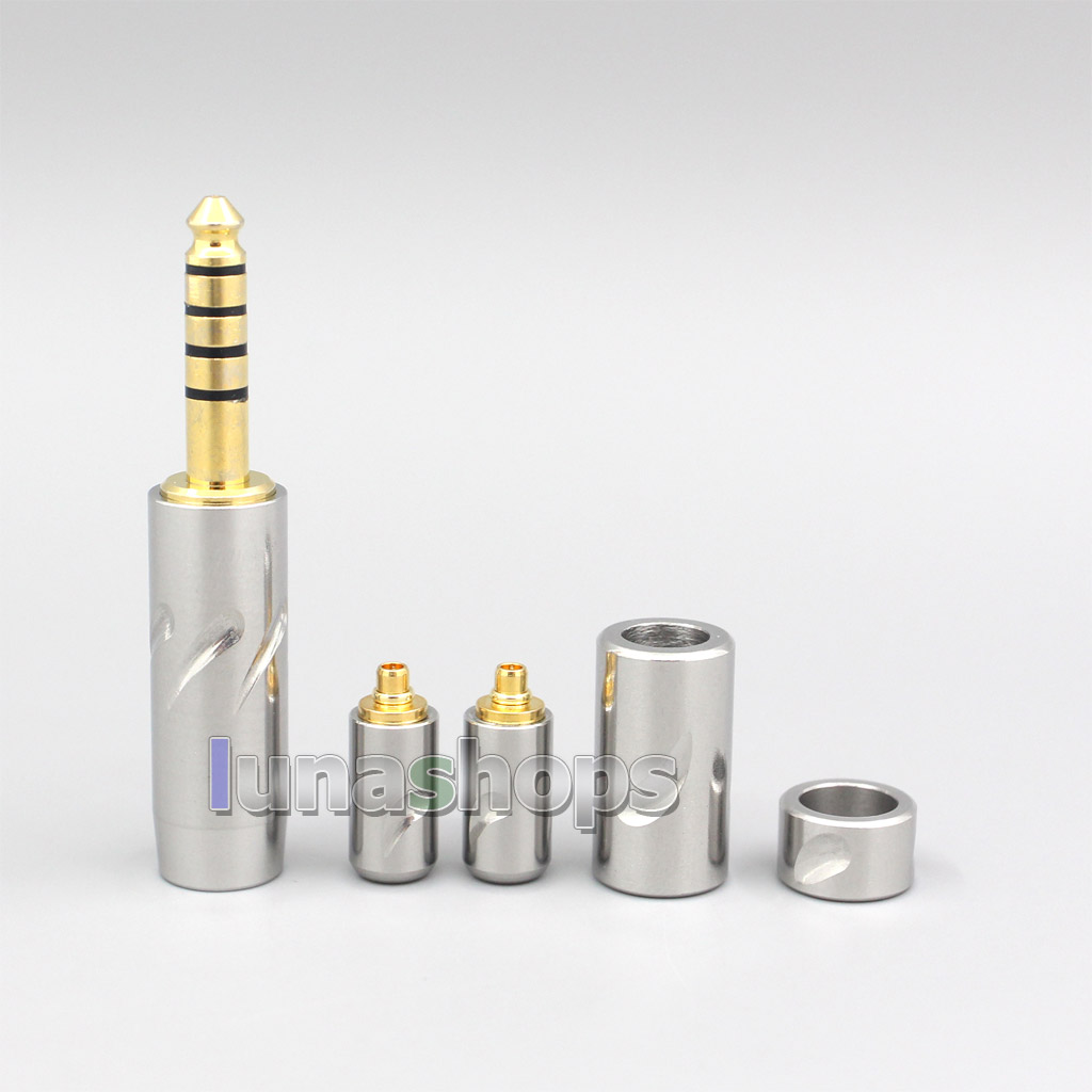 CYH-Series High Quality Stainless Steel 3.5mm 2.5mm 4.4mm + Splitter + Slider + MMCX Pins Kits Male Custom DIY Adapter Plugs