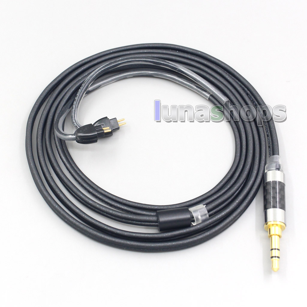 2.5mm 4.4mm XLR 3.5mm Black 99% Pure PCOCC Earphone Cable For AUDEZE iSINE 10 20 LX LCDi3 LCDi4
