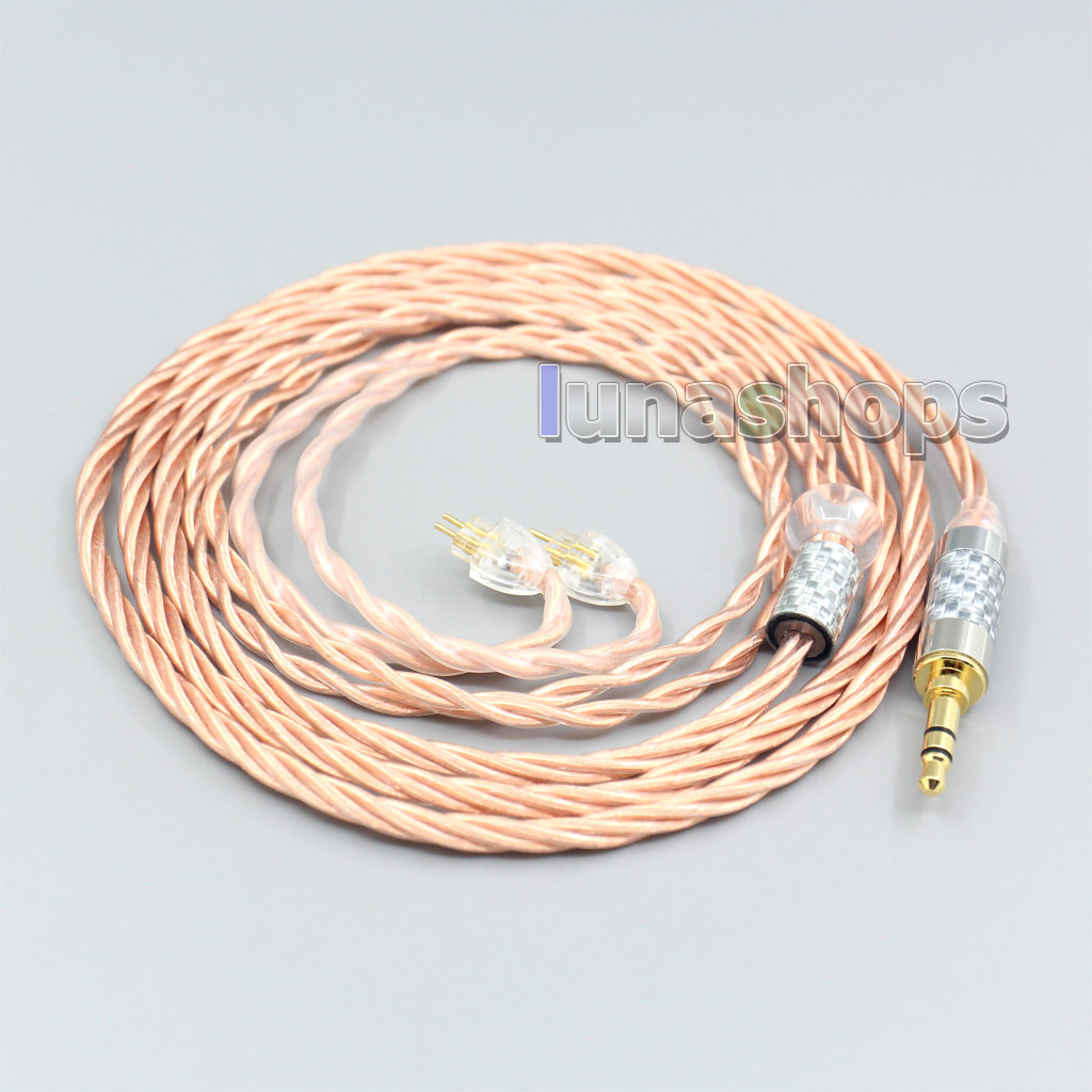 Silver Plated OCC Shielding Coaxial Earphone Cable For AUDEZE iSINE 10 20 LX LCDi3 LCDi4