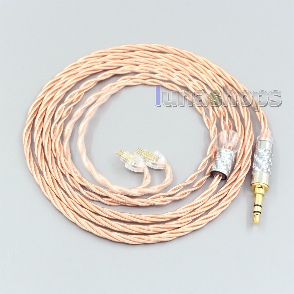 Silver Plated OCC Shielding Coaxial Earphone Cable For AUDEZE iSINE 10 20 LX LCDi3 LCDi4