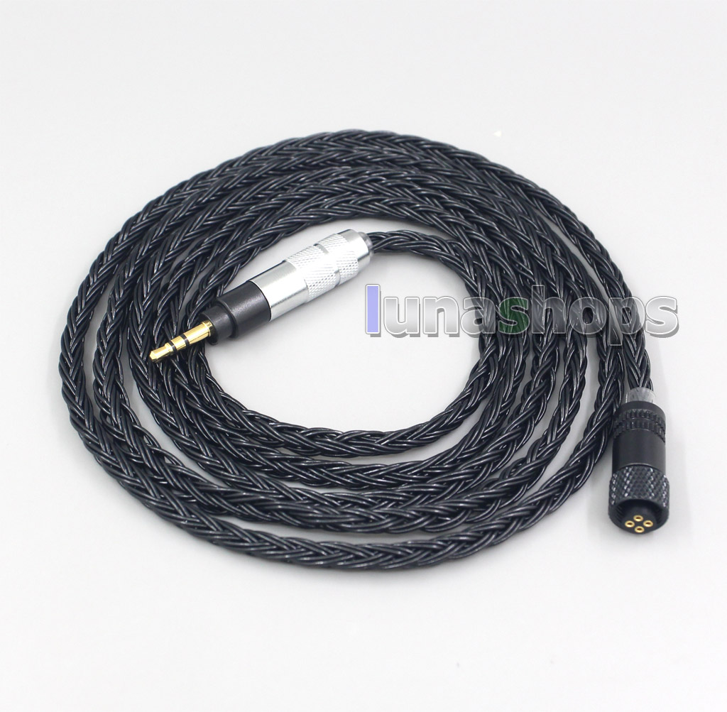 16 Core Black OCC Awesome All In 1 Plug Earphone Cable For Sennheiser Urbanite XL On/Over Ear Headphones