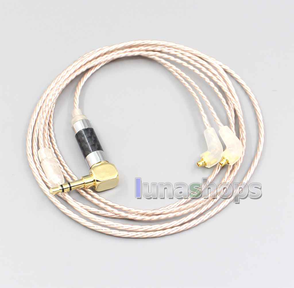 Hi-Res Brown XLR 3.5mm 2.5mm 4.4mm Earphone Cable For Etymotic ER4 XR SR ER4SR ER4XR ER3sr er3se