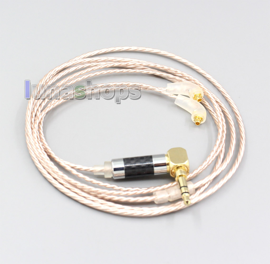 Hi-Res Brown XLR 3.5mm 2.5mm 4.4mm Earphone Cable For Etymotic ER4 XR SR ER4SR ER4XR ER3sr er3se