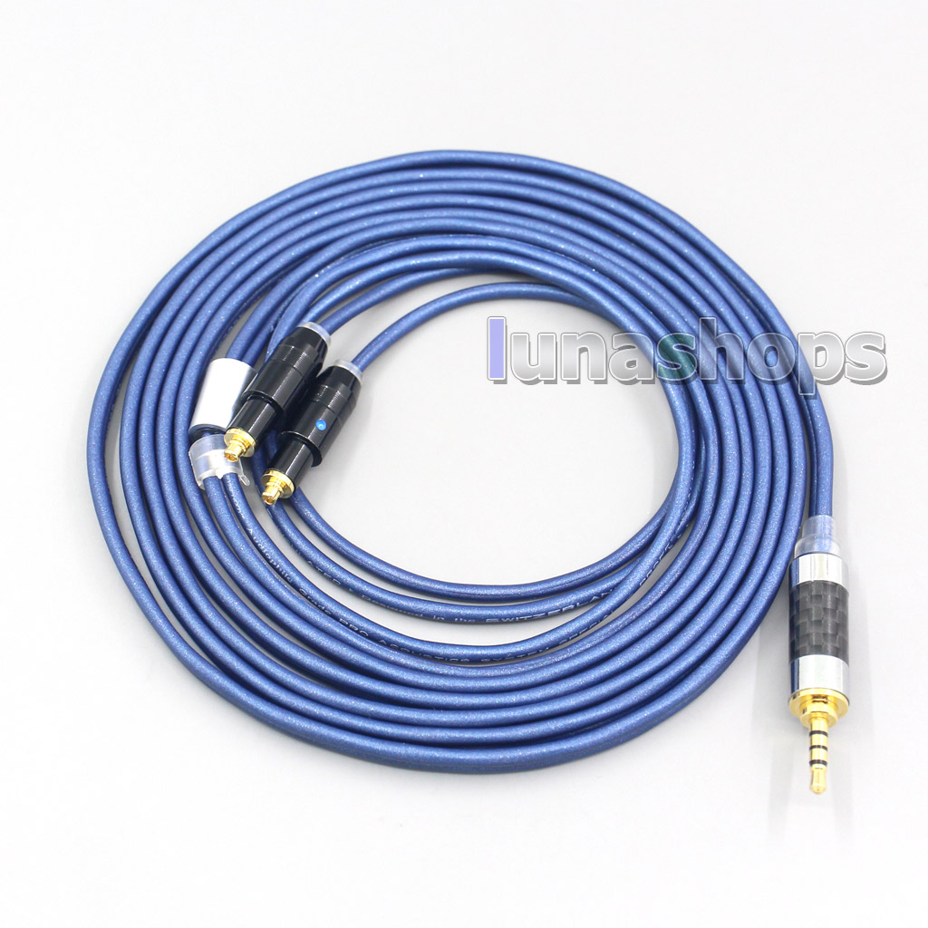 Earphone Headphone 99% PURE Silver Cable + PEP Insulated For Shure srh1440 srh1840 SRH1540