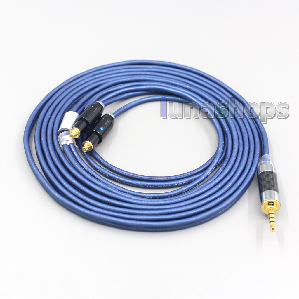 Earphone Headphone 99% PURE Silver Cable + PEP Insulated For Shure srh1440 srh1840 SRH1540