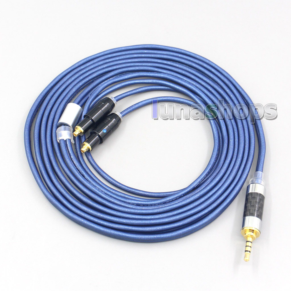 Earphone Headphone 99% PURE Silver Cable + PEP Insulated For Shure srh1440 srh1840 SRH1540