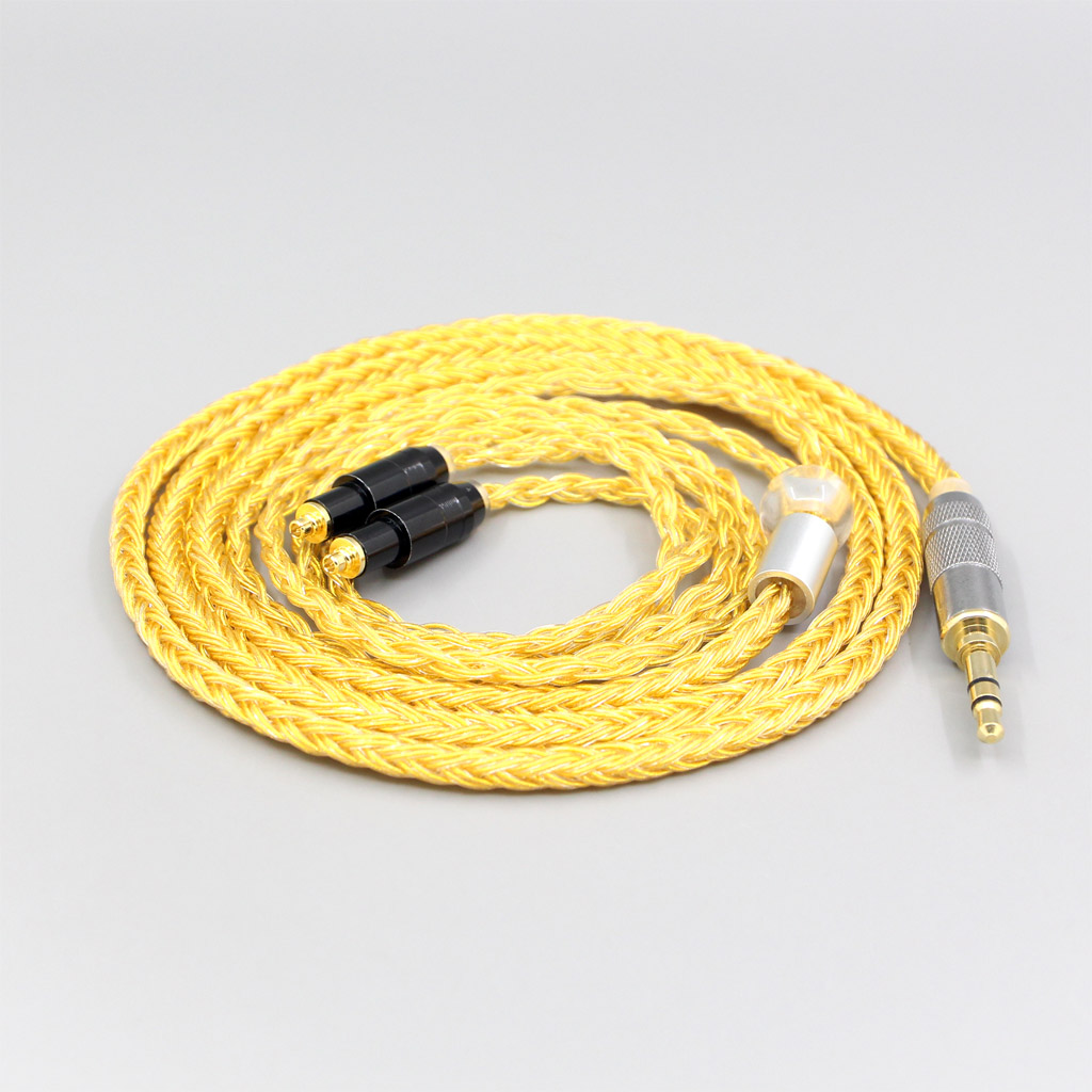 16 Core OCC Gold Plated Braided Earphone Cable For Shure SRH1540 SRH1840 SRH1440 Headphone