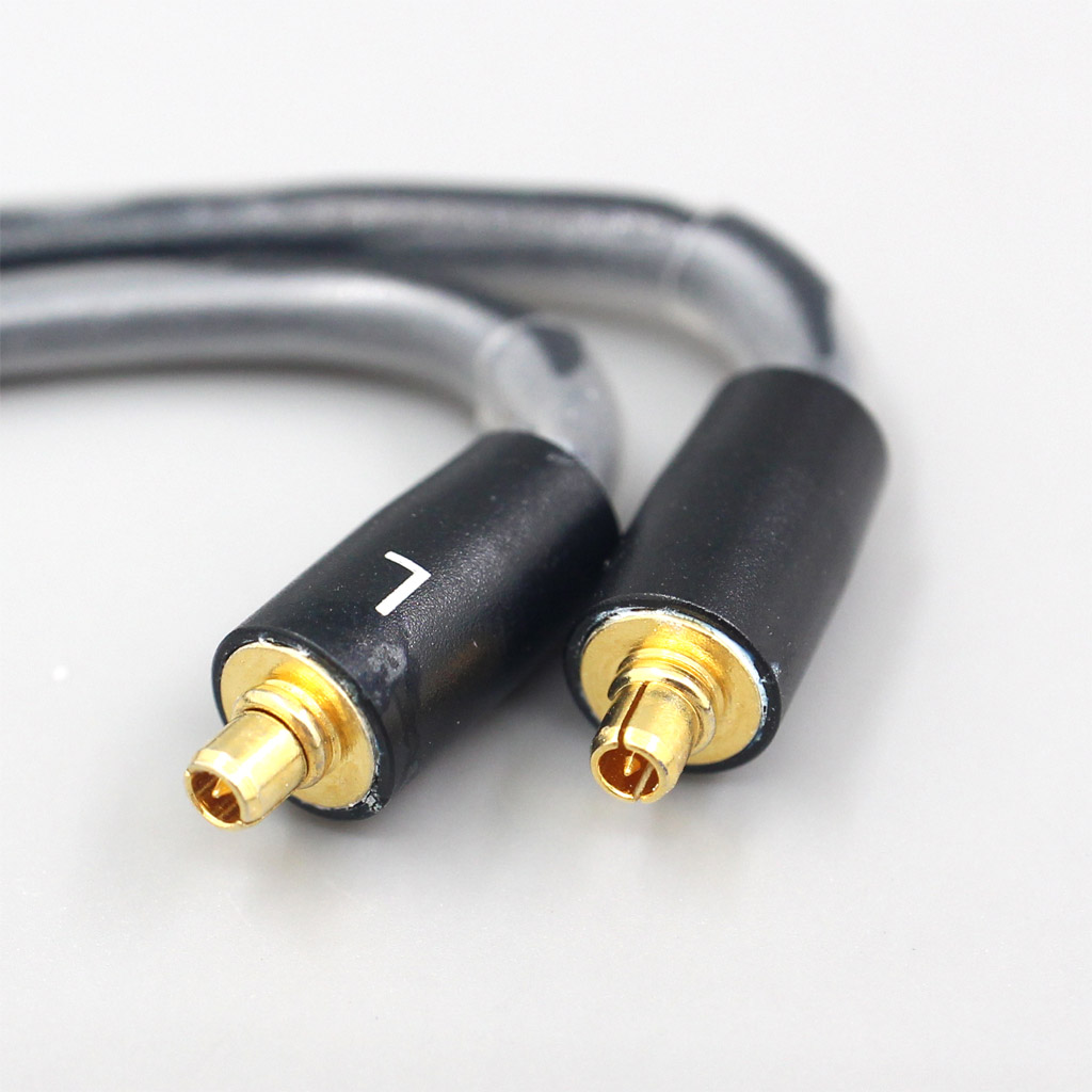 2.5mm 4.4mm XLR 3.5mm Black 99% Pure PCOCC Earphone Cable For Dunu T5 Titan 3 T3 (Increase Length MMCX)