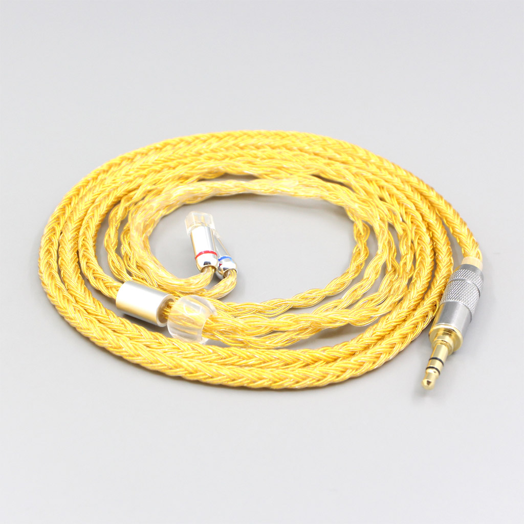 16 Core OCC Gold Plated Braided Earphone Cable For UE11 UE18 pro QDC Gemini Gemini-S Anole V3-C V3-S V6-C