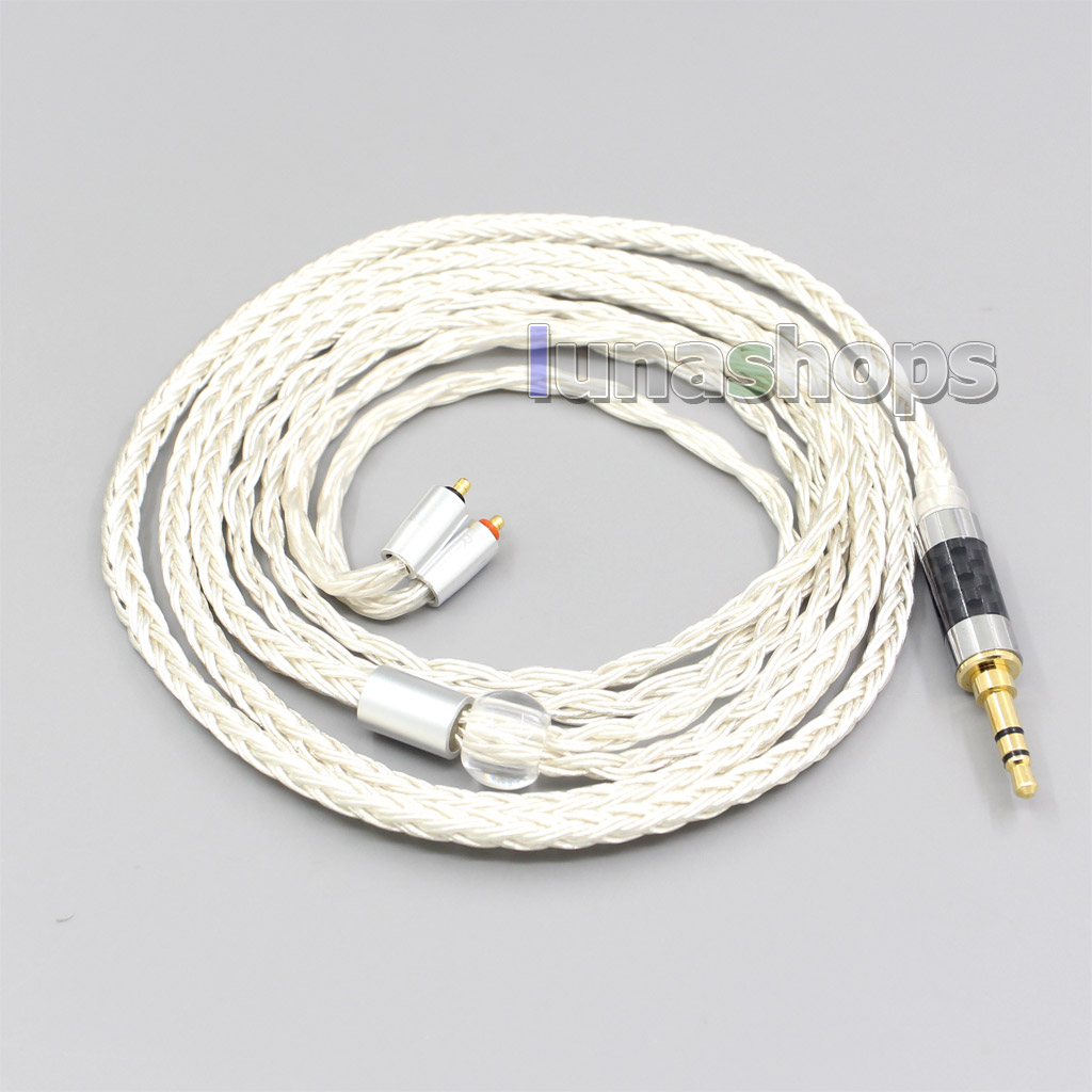 16 Core OCC Silver Plated Headphone Earphone Cable For UE Live UE6 Pro Lighting SUPERBAX IPX