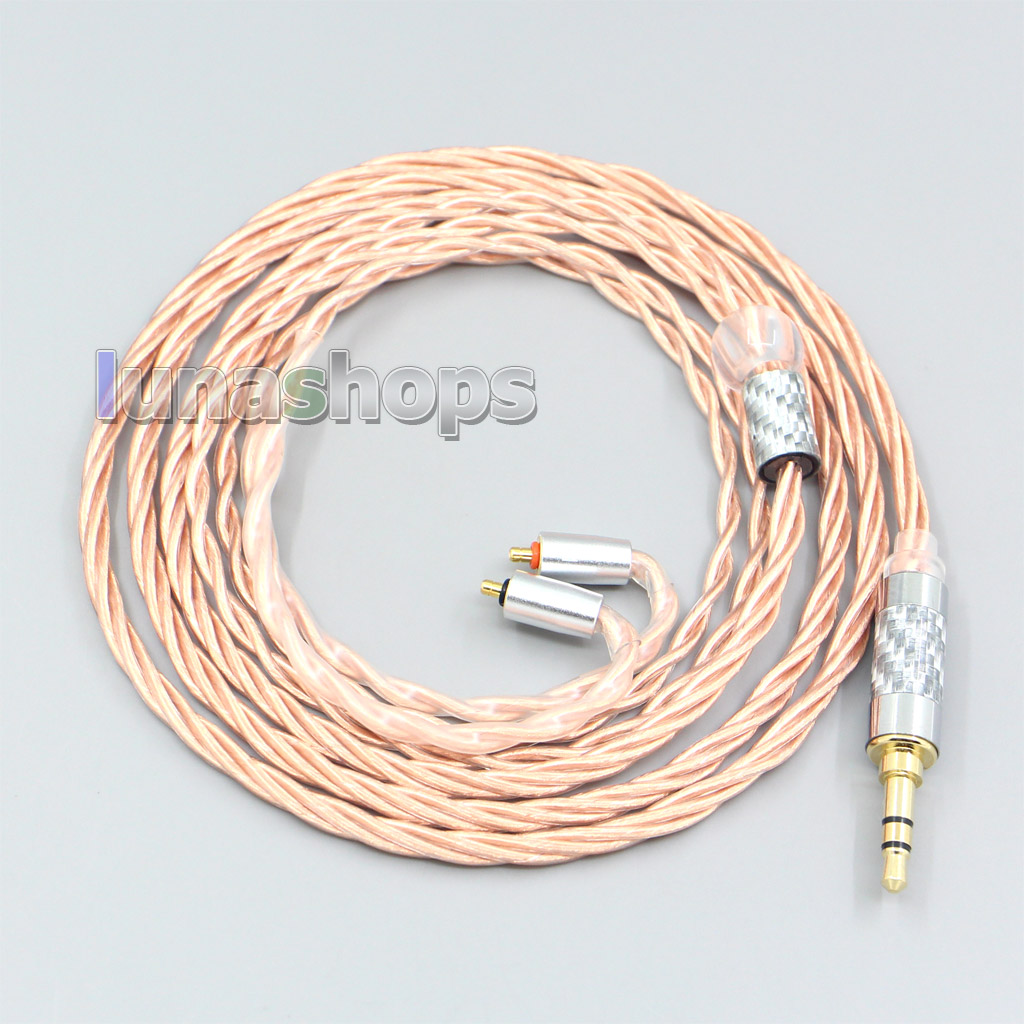Silver Plated OCC Shielding Coaxial Earphone Cable For UE Live UE6 Pro Lighting SUPERBAX IPX