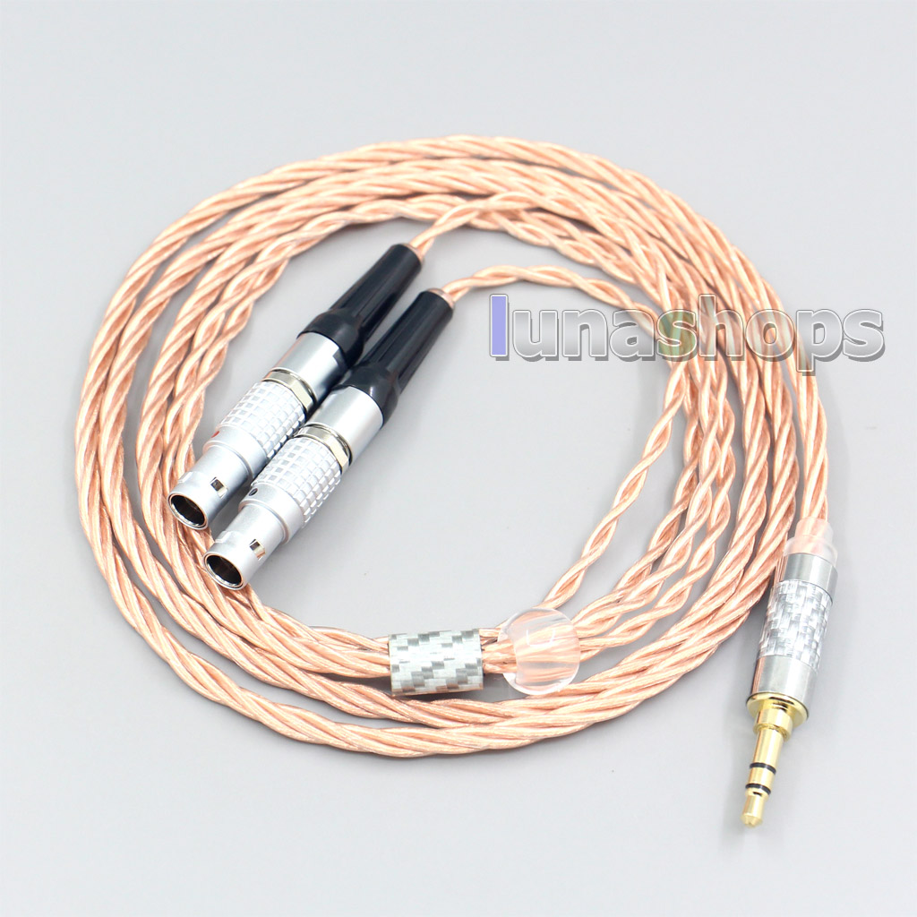 Silver Plated OCC Shielding Coaxial Cable For Focal Utopia Fidelity Circumaural Headphone