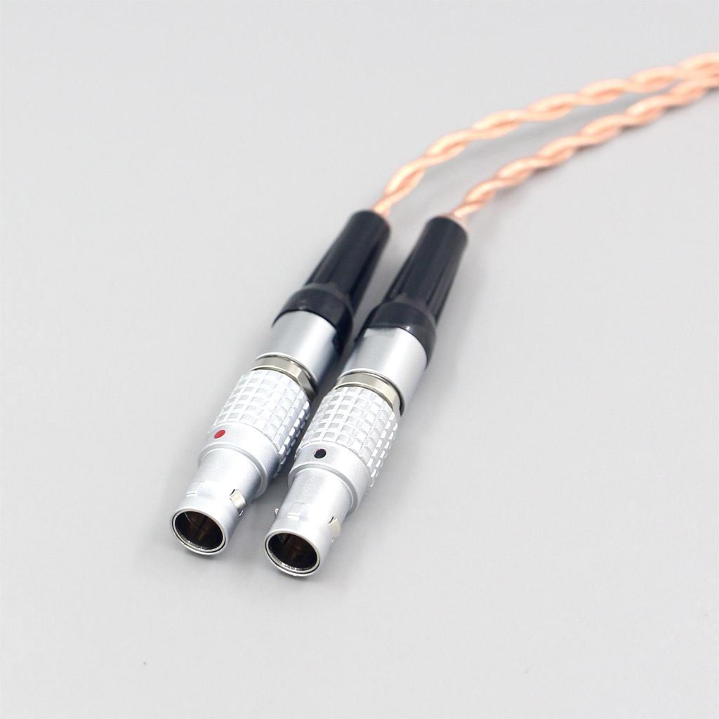 Silver Plated OCC Shielding Coaxial Cable For Focal Utopia Fidelity Circumaural Headphone