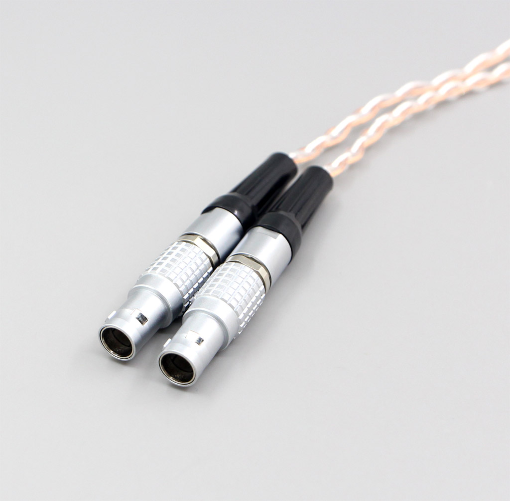 XLR 6.5mm 4.4mm 2.5mm 800 Wires Silver + OCC Headphone Cable For Focal Utopia Fidelity Circumaural Headphone