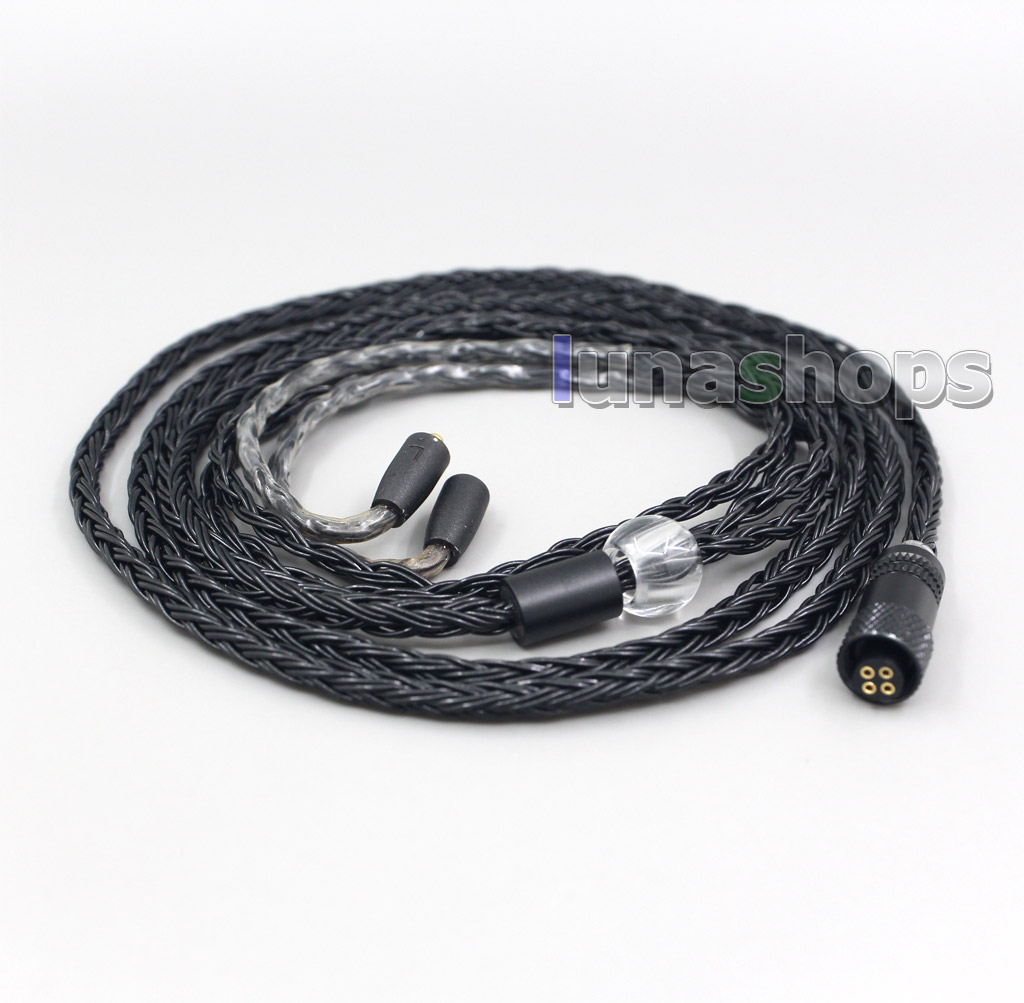 16 Core Black OCC Awesome All In 1 Plug Earphone Cable For Westone W40 W50 W60 UM10 UM20 UM30 UM40 UM50 Pro