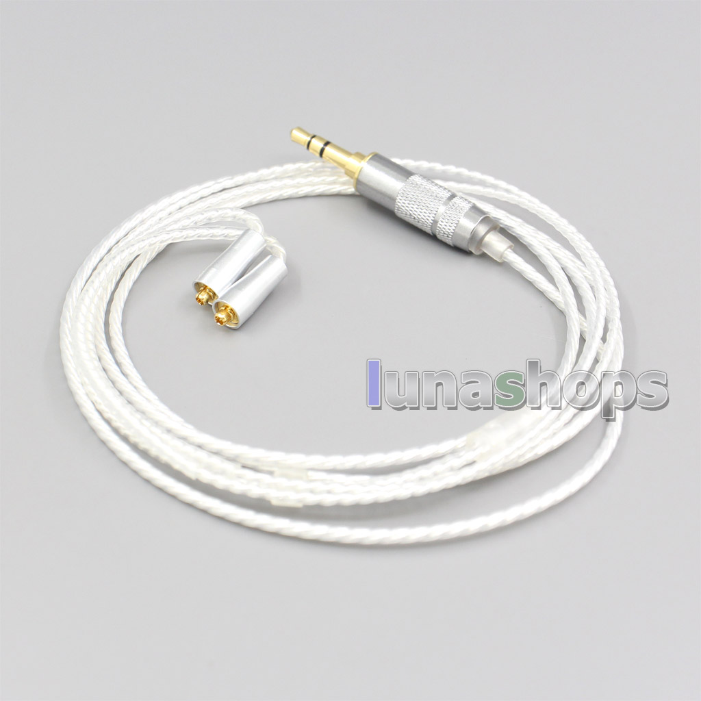 Hi-Res Silver Plated 7N OCC Earphone Cable For Westone W40 W50 W60 UM10 UM20 UM30 UM40 UM50 Pro