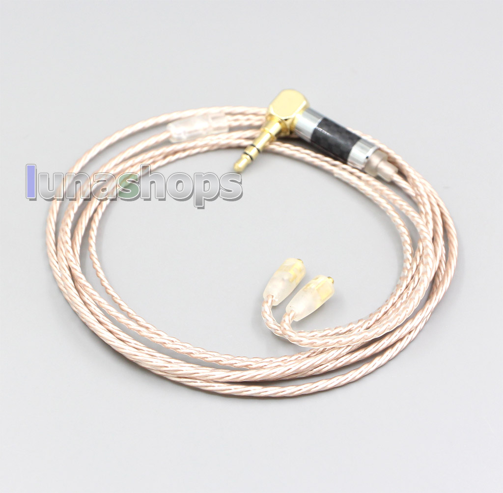 Hi-Res Brown XLR 3.5mm 2.5mm 4.4mm Earphone Cable For Westone W40 W50 W60 UM10 UM20 UM30 UM40 UM50 Pro