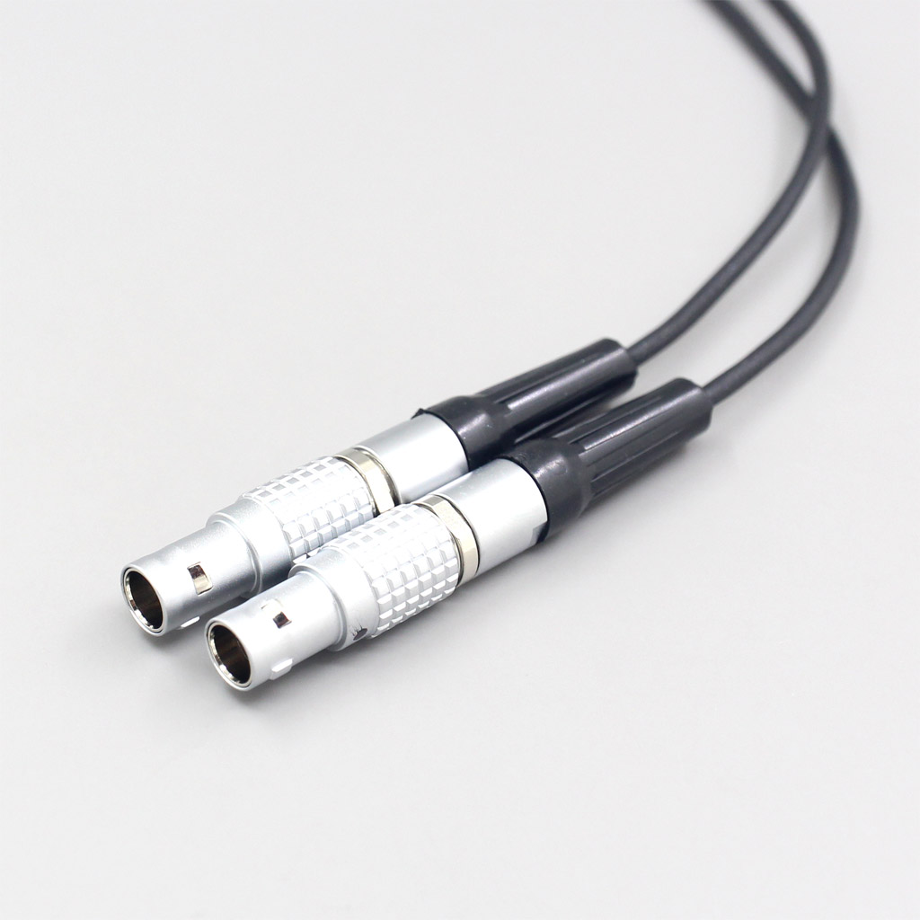 2.5mm 3.5mm 4.4mm XLR Black 99% Pure PCOCC Earphone Cable For Focal Utopia Fidelity Circumaural Headphone