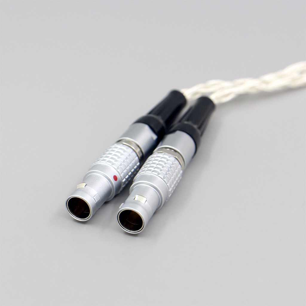 16 Core OCC Silver Plated Earphone Cable For Focal Utopia Fidelity Circumaural Headphone