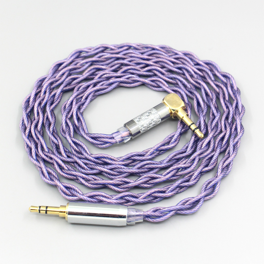 Type2 1.8mm 140 cores litz 7N OCC Headphone Cable For Fostex T50RP Mk3 T40RP Mk2 T20RP Mk2 Dekoni Audio Blue