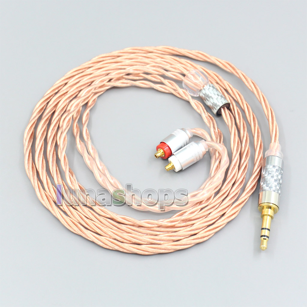 Silver Plated OCC Shielding Coaxial Earphone Cable For Sony XBA-H2 XBA-H3 XBA-Z5 xba-A3 xba-A2 Metal Housing