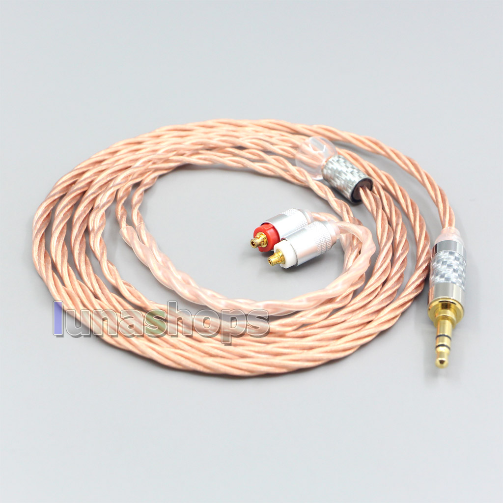 Silver Plated OCC Shielding Coaxial Earphone Cable For Sony XBA-H2 XBA-H3 XBA-Z5 xba-A3 xba-A2 Metal Housing