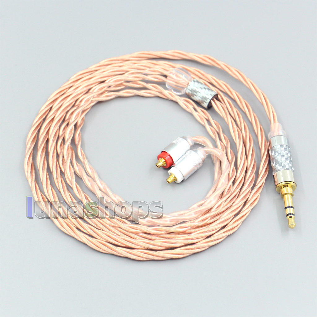 Silver Plated OCC Shielding Coaxial Earphone Cable For Sony XBA-H2 XBA-H3 XBA-Z5 xba-A3 xba-A2 Metal Housing