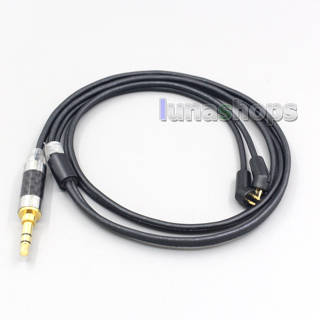 2.5mm 4.4mm XLR 3.5mm Black 99% Pure PCOCC Earphone Cable For Etymotic ER4B ER4PT ER4S ER6I ER4 2pin