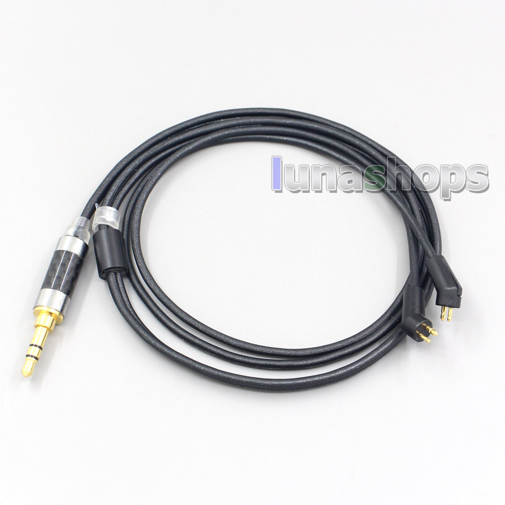 2.5mm 4.4mm XLR 3.5mm Black 99% Pure PCOCC Earphone Cable For Etymotic ER4B ER4PT ER4S ER6I ER4 2pin